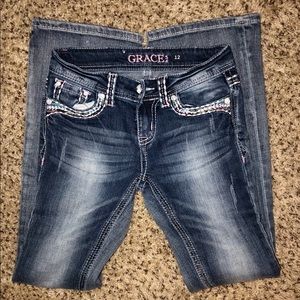 Girls size 12 Grace in LA jeans.